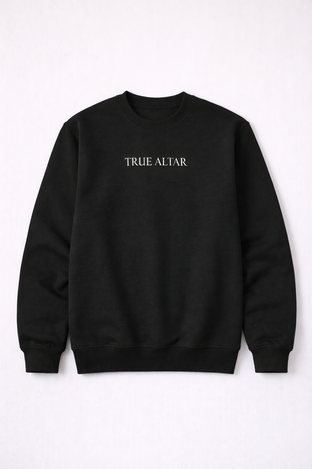 True Altar Essential Crew – Black