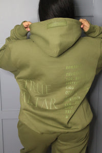 True Altar Signature Hoodie (Romans 12:1) Olive