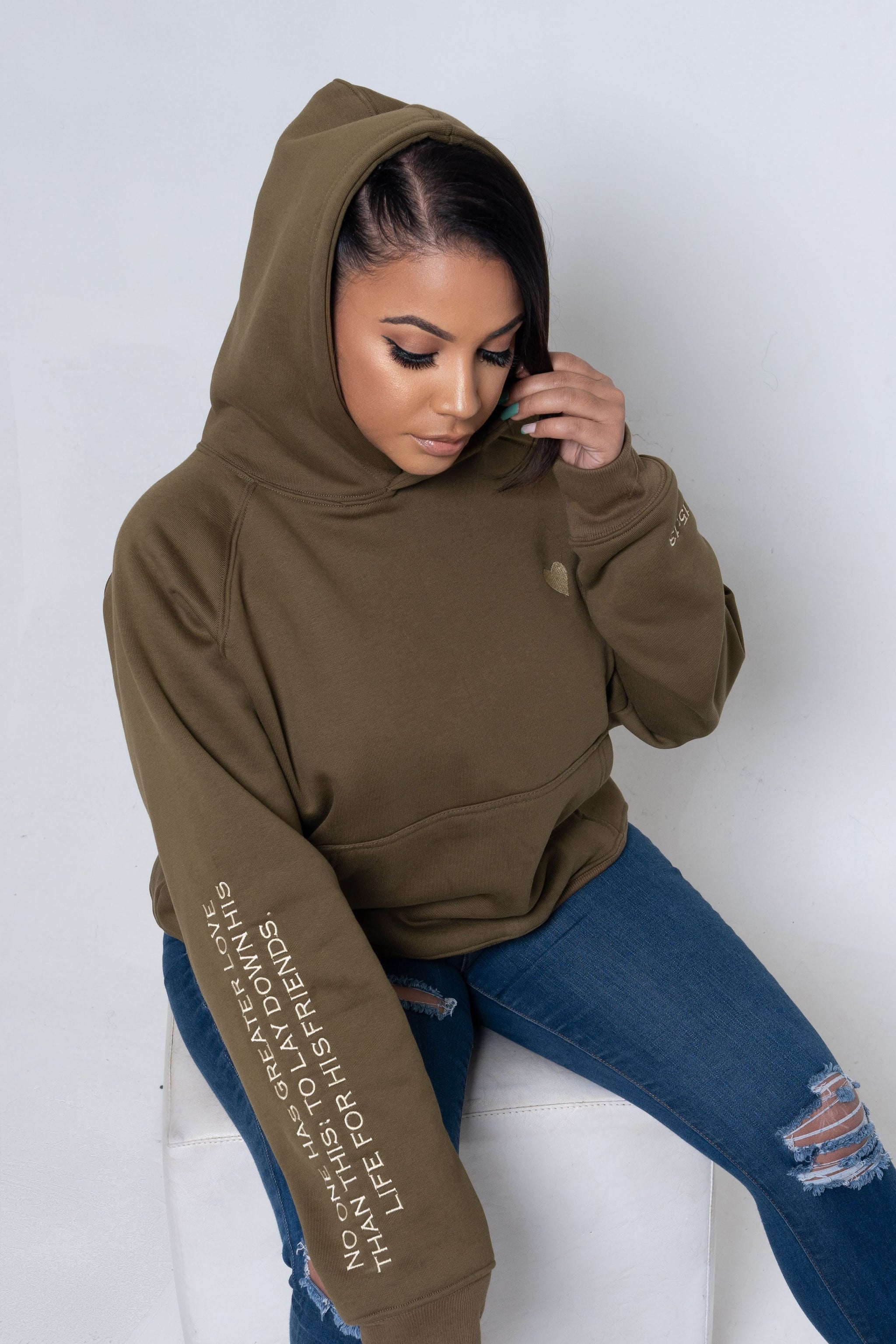LIMITED EDITION "TRUE LOVE" (JOHN 15:13) Olive