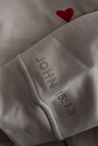 LIMITED EDITION "TRUE LOVE" (JOHN 15:13) Heather Grey