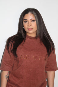 True Altar Signature Vintage-Wash Tshirt (Bronze)