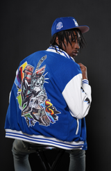 -MEN'S Royal KK New York State of Mind LIMITED Edition Varsity - KayKoutture