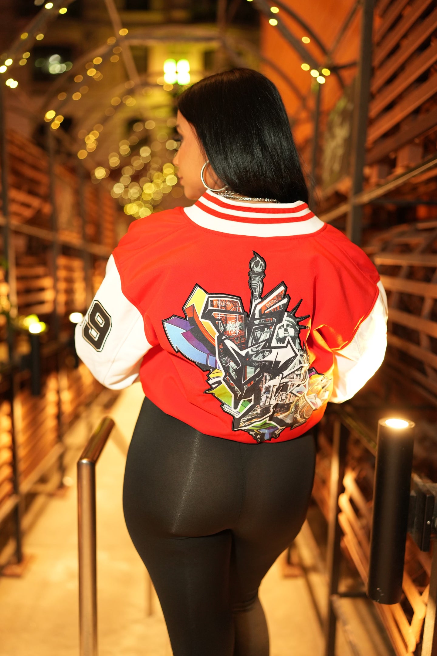 -Cherry KK New York State of Mind LIMITED Edition Varsity - KayKoutture